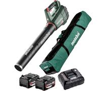 Metabo LB 18 LTX BL 18V Brushless Leaf Blower 2 x 4.0Ah Battery Charger & Bag