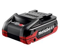 metabo LiHDX Battery Pack 18 V 4.0 Ah - High Performance Battery with Tabless Technology, Fast Charging - Compatible with 18 V CAS Devices - Long Runtime, Robust and Reliable for Extreme Applications