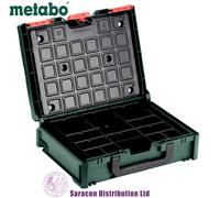 METABO METABOX 118 ORGANISER WITH 12 REMOVABLE INSERTS, - 626897000