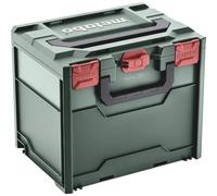 Metabo metaBOX 340, empty (626888000). Dimensions: 396 x 296 x 340 mm. Case volume: 31 l. Maximum load: 125 kg