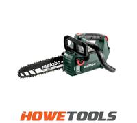 metabo Cordless Chainsaw MS 18 LTX BL 25-18 V, CAS, 25 cm Oregon SpeedCut Nano - Brushless, Safety Switch, Chain Quick Stop, Lightweight and Compact Chainsaw for Tree Care - Without Battery and