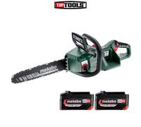 Metabo MS 36-18 LTX BL 40 36V Brushless 40cm Chainsaw With 2 x 5.2Ah Batteries