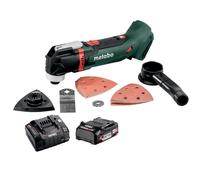 Metabo MT 18 LTX 18V Multi-Tool With 1 x 2.0Ah Battery Charger & Accessories