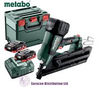 METABO NFR 18 LTX 90 BL CORDLESS NAILER, 2 x 4.0Ah LiHD BATTERIES - 612090800