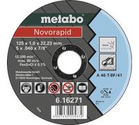Metabo Novorapid Cutting Disc for Stainless Steel 125 x 1.0 x 22.23 616271000