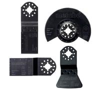Metabo plunge Saw blade set 4-piece for wood and metal cutting
