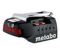 metabo Power-Charger PC 18-65 - 18 V Charger & Power Bank with LED Light, 65 W, Quick to Use for Travel, Mobile Charging for Smartphone, Tablet, Laptop - Includes Power Adapter and USB-C Cable