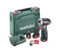 Metabo Powermaxx Brushless Right Angle Drill Screwdriver X2 2Ah Kit Mptpmbs12Qc