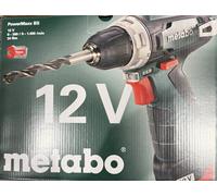 Metabo Powermaxx BS Cordless 12v Drill/Screwdriver Inc 1x 2.0Ah Battery - New