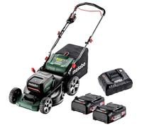 Metabo RM 36-18 LTX BL 46 36V Brushless Lawn Mower 2 x 2.0Ah Battery & Charger