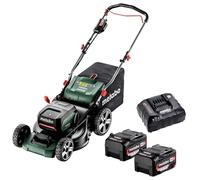 Metabo RM 36-18 LTX BL 46 36V Brushless Lawn Mower 2 x 5.2Ah Battery & Charger