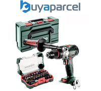 Metabo SB 18 LTX BLI 18V Brushless Impuls Combi Hammer Drill + Bit Set 602360840