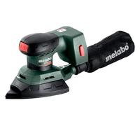 metabo SM 18 LTX BL Cordless Multi Sander - 18 V, 20,000 /min Vibration Speed - Brushless Motor, Triangle/Rectangular Sanding Plate, Dust Bag, Soft Grip, Low Vibration - for Corners and Edges