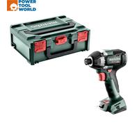 Metabo SSD 18 LT 200 BL 1/4" Brushless Impact Driver Body Only In MetaBOX 145