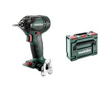 Metabo SSD 18 LTX 200 BL 18V 1/4" Cordless Impact Driver, 200 Nm | Brushless, 12 speed/torque Levels, Automatic Power Shift (APS), Die Cast Aluminium Gear Housing, LED, with metaBOX 145 Case