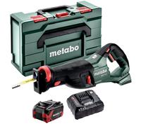 Metabo SSEP 18 LT 18V Reciprocating Saw with 1 x 8.0Ah Battery Charger & Metabox