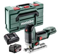 Metabo ST 18 LT 130 BL 18V Brushless Jigsaw 1 x 4.0Ah Battery Charger & Metabox