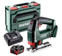 Metabo STB 18 L 90 18V Top Handle Jigsaw 1 x 8.0Ah Battery Charger & Metabox