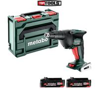Metabo TBS 18 LTX BL 5000 BL Drywall Screwdriver + 2 x 2Ah Batteries & Metabox