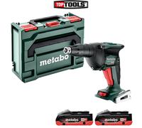 Metabo TBS 18 LTX BL 5000 BL Drywall Screwdriver + 2 x 4Ah Batteries & Metabox