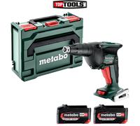 Metabo TBS 18 LTX BL 5000 BL Drywall Screwdriver + 2 x 5.2Ah Batteries & Metabox