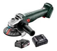 Metabo W 18 7-125 18V 125mm Angle Grinder with 1 x 2.0Ah Battery & Charger