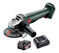 Metabo W 18 7-125 18V 125mm Angle Grinder with 1 x 4.0Ah Battery & Charger