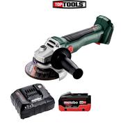 Metabo W 18 L BL 9-125 18V BL 125mm Angle Grinder + 1 x 5.5Ah Battery & Charger