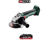 Metabo W 18 L BL 9-125 18V Brushless 125mm 5" Angle Grinder With 1 x 4Ah Battery