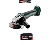 Metabo W 18 L BL 9-125 18V Brushless 125mm Angle Grinder With 1 x 5.2Ah Battery