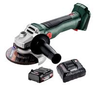 Metabo W 18 L BL 9-125 18V Brushless Angle Grinder 1 x 2.0Ah Battery & Charger