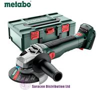 METABO W 18 LT BL 11-125 CORDLESS ANGLE GRINDER, 18v BODY ONLY - 613052840