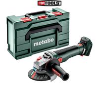 Metabo 613054840 Wb 18 Lt Bl 11-125 Cordless Brushless Angle Grinder 125mm Bare Unit With Metabox 165 L