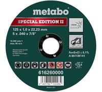 Metabo werke GmbH 616260000 Special Edition II 125 x 1.0 x 22.23 mm Stainless Steel