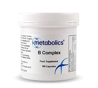 Metabolics High Strength B Complex Capsules | Methylated B Vitamins with B12, B6, Biotin, Niacin & Thiamine | Energy & Nerve Support | Vegan, UK Made | Capsules
