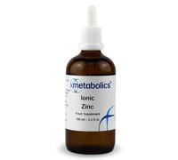 Metabolics Ionic Zinc Liquid 156µg Zinc Chloride per 10 Drops - High Absorption Gentle Formula - Immune System, Skin, Cognitive & Metabolic Support - Vegan - UK Made GMP Certified - 100ml