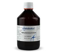 Metabolics Methyltetrahydrofolate Liquid 1000mcg Folate, 5-MTHF Active Methylated Form - UK Made GMP Certified - Vegan - 500ml
