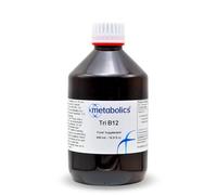Metabolics Tri-b12 Complex Liquid | Containing All 3 Natural Cobalamins Methylcobalamin, Hydroxocoblamin- and Adenosylcobalamin- No additives (500ml)