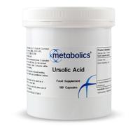 Metabolics Ursolic Acid 180 Capsules - High Potency 250mg Ursolic Acid Supplement from Rosemary Leaf Extract - Supports Metabolism & Muscle Health, Vegan, UK Made