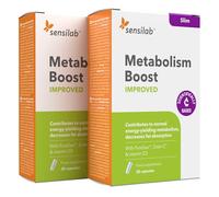 Metabolism Boost with Iodine, Brown Seaweed, Vitamin C and Vitamin D3 - Energy and Fatigue Reduction Formula, 60 Capsules - Sensilab