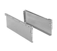 Metabox Metal Drawers Sides/Runners Rollers Set Silver H150mm 5.9" L400mm 15.75"