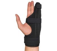 Metacarpal Finger Splint Hand Brace | Pinky Finger Splint For Boxer Fractures, Broken Ring Finger | Little Finger Cast, Trigger Finger Immobilizer Straightener Ulnar Gutter Splints Support | LEFT L/XL