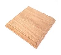 METACON Oak Base - Solid Oak Wood Square Base 125 x 125 x 20 mm / 5 x 5 x ¾ inch