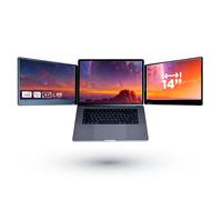 MetaDisplay - Revolutionize your work with Dual Laptop Screen - Plug and Play 14" FHD 1080P IPS (macOS/Windows/Linux) - Triple Laptop Screen for Maximum Productivity