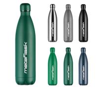 MetaFlask Water Bottle, Insulated Stainless Steel Water Bottle | 12 Hour Hot & 24 Hour Cold | Ideal for Gym, Yoga, Cycling | Leak-Proof (Jade, 1000ml)