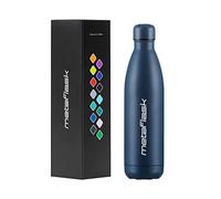 MetaFlask Water Bottle, Insulated Stainless Steel Water Bottle | 12 Hour Hot & 24 Hour Cold | Ideal for Gym, Yoga, Cycling | Leak-Proof (Midnight Navy, 500ml)