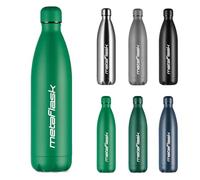 MetaFlask Water Bottle, Insulated Stainless Steel Water Bottle | 12 Hour Hot & 24 Hour Cold | Ideal for Gym, Yoga, Cycling | Leak-Proof (Dark Green, 1000ml)