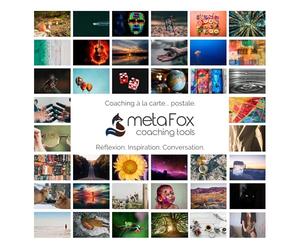 metaFox Coffret Original de cartes postales de motivation un jeu de 52 cartes postales pour le coaching et la thérapie