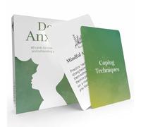 metaFox Dear Anxiety - 60 Reflection Cards for Anxiety Relief & Coaching