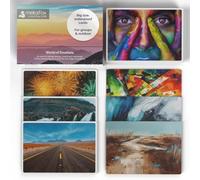 metaFox deep Pictures Worlds of Emotions B5-52 Large Coaching Cards (25cm) Made of Sturdy PP Material for Emotional Intelligence workshops and Team Building